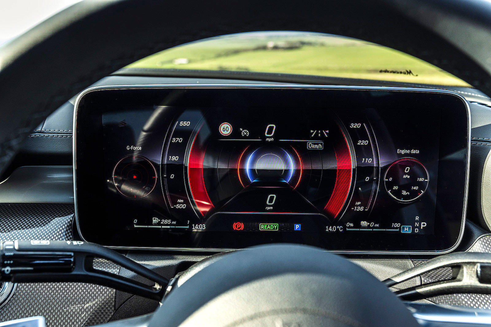 Mercedes C-Class driver display