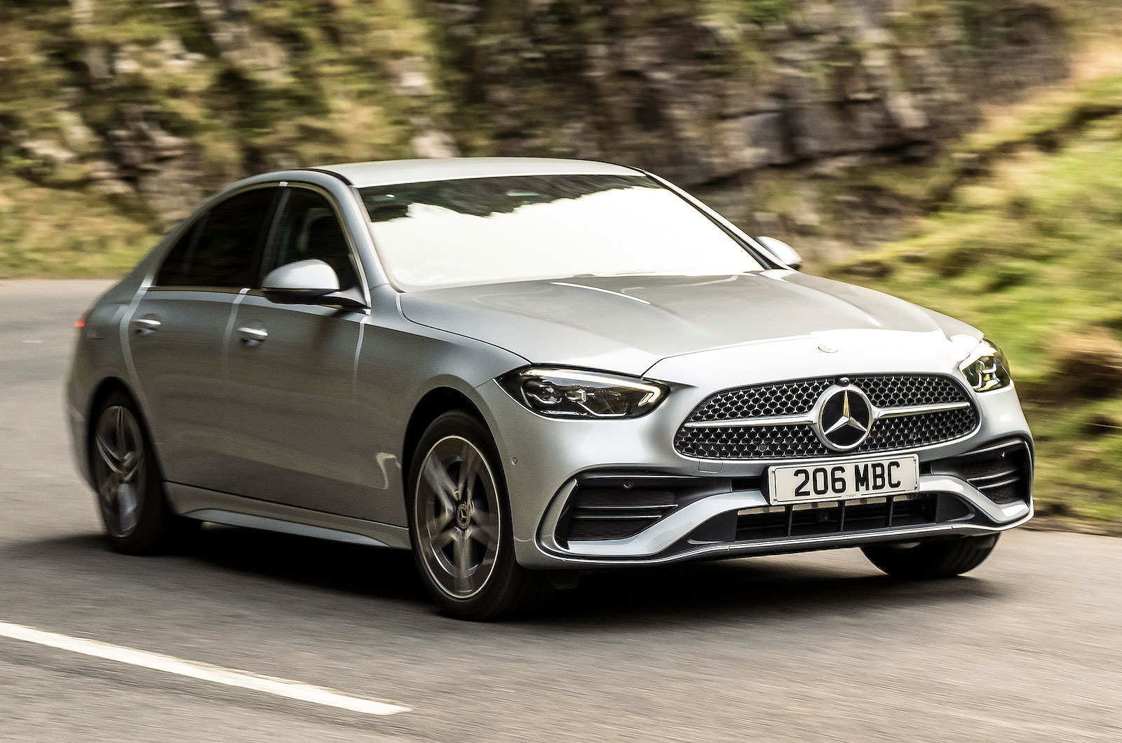 Mercedes C-Class front right driving