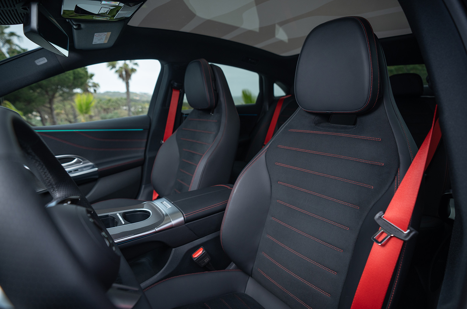Mercedes C-Class EV front seats