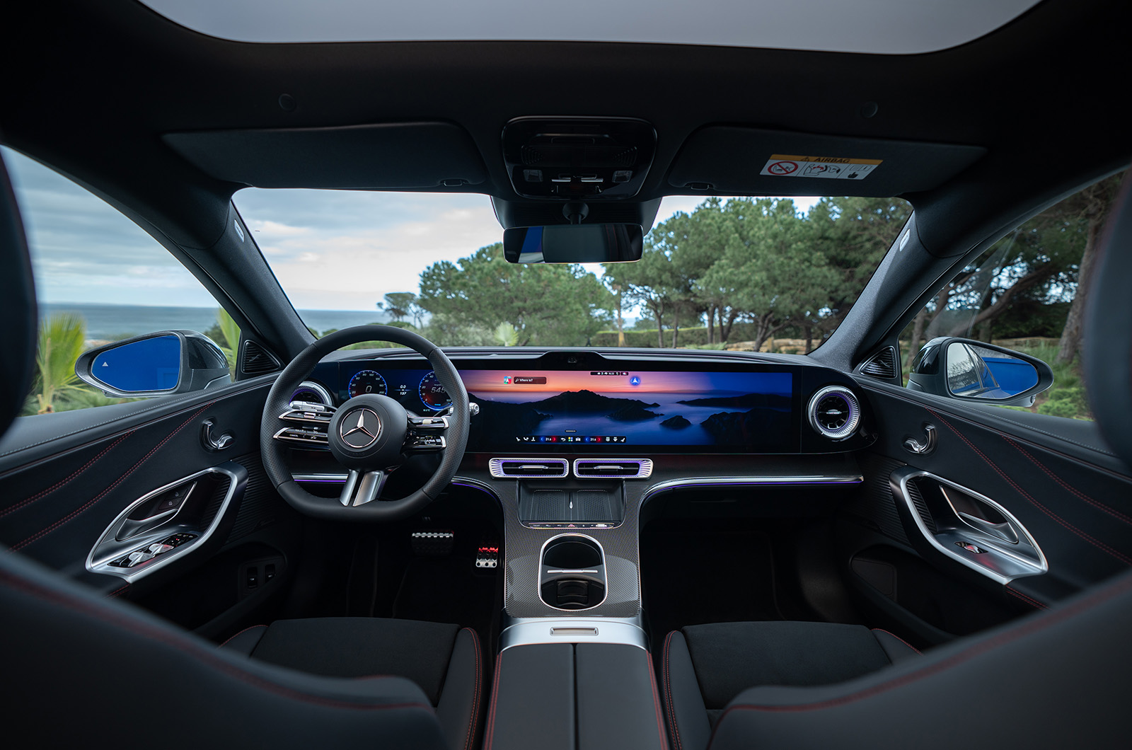 Mercedes C-Class EV interior