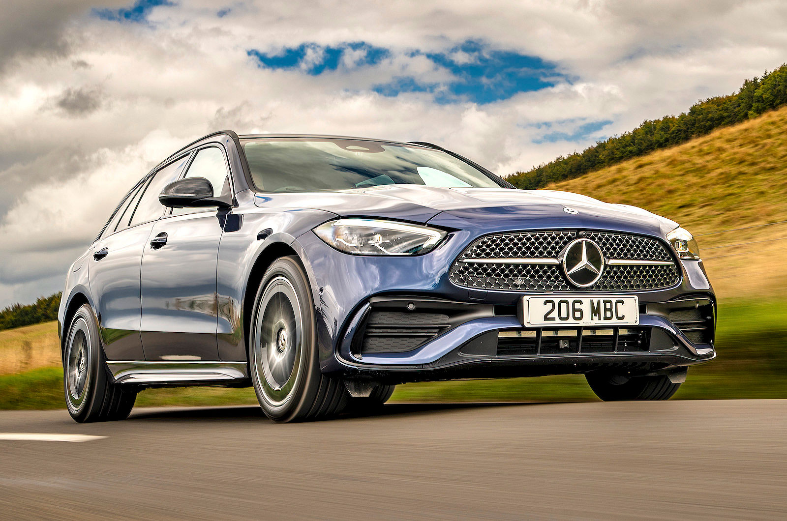 Mercedes C-Class Estate front right driving