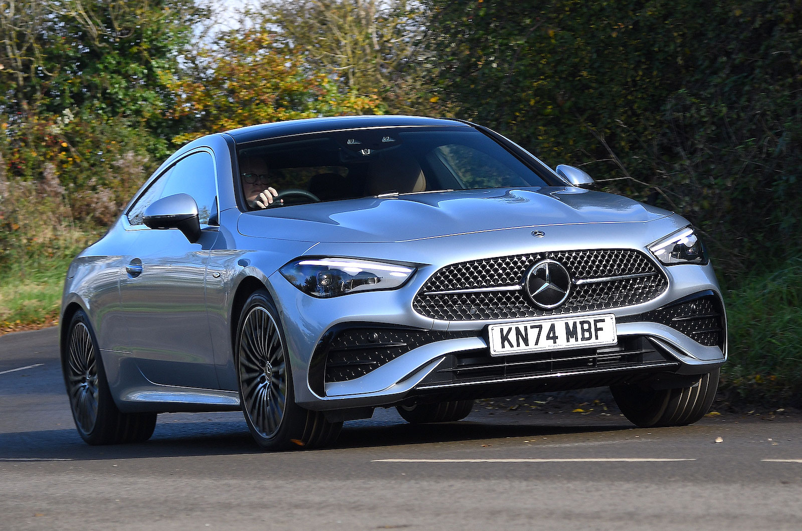 Mercedes CLE front cornering