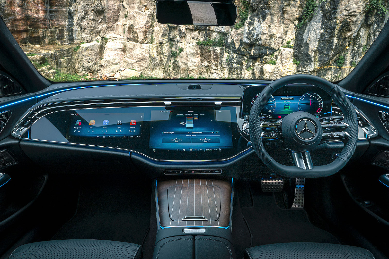 Mercedes E-Class interior dashboard