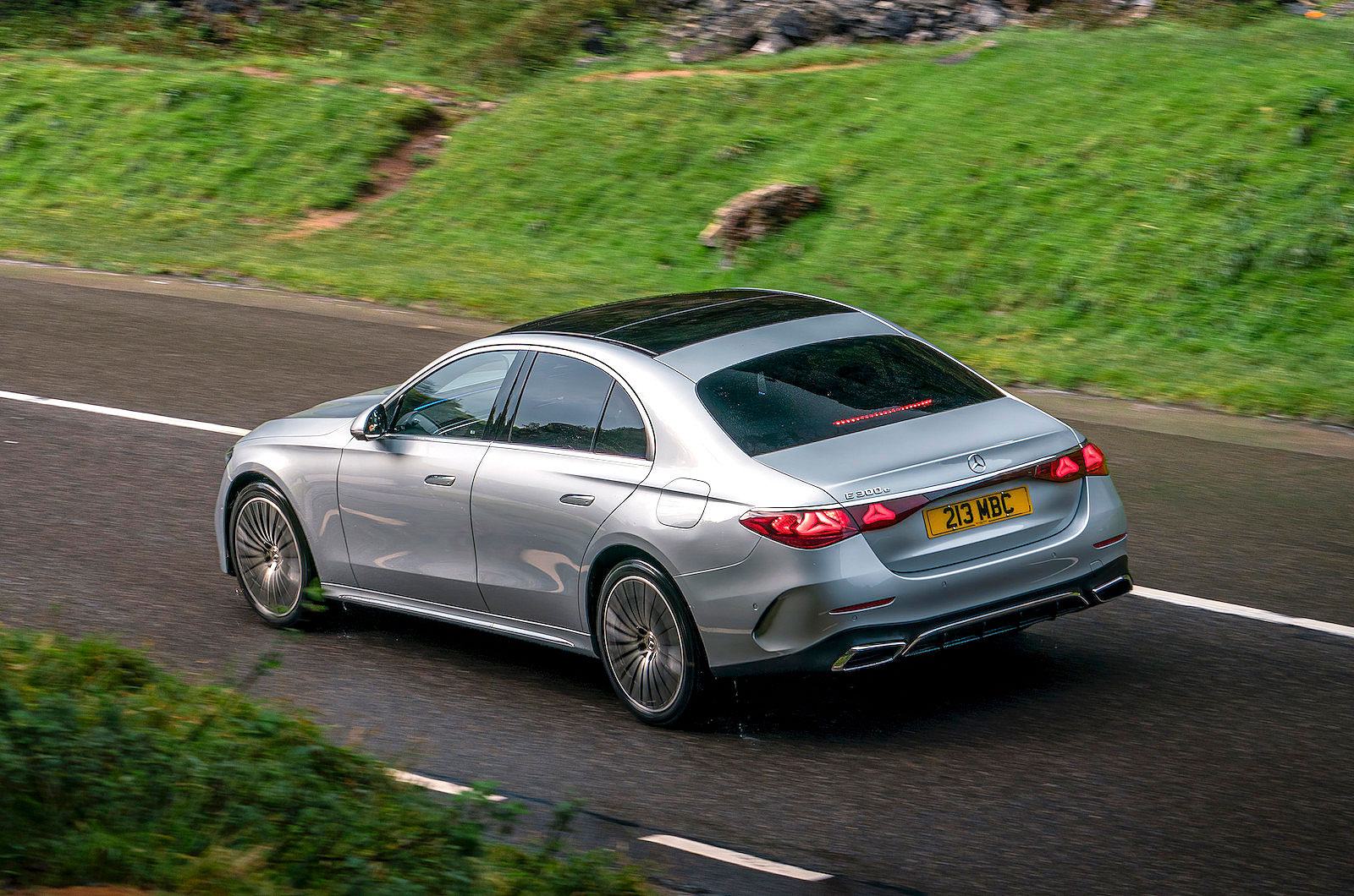 Mercedes E-Class rear left driving