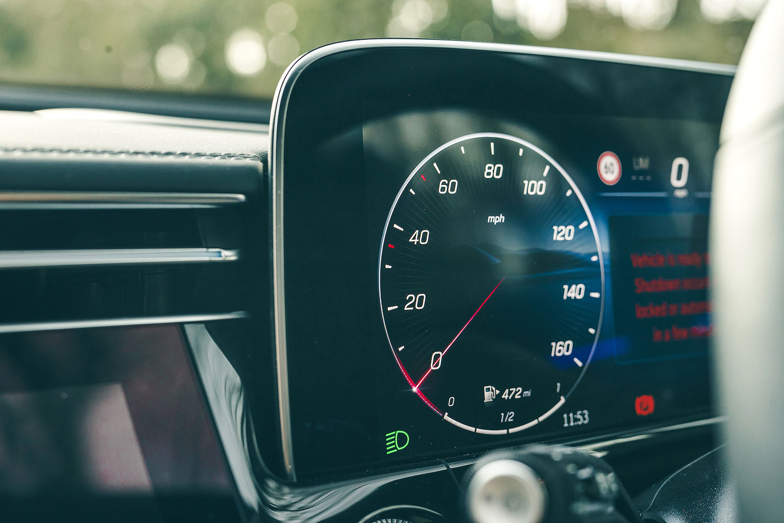 Mercedes E-Class Estate driver display