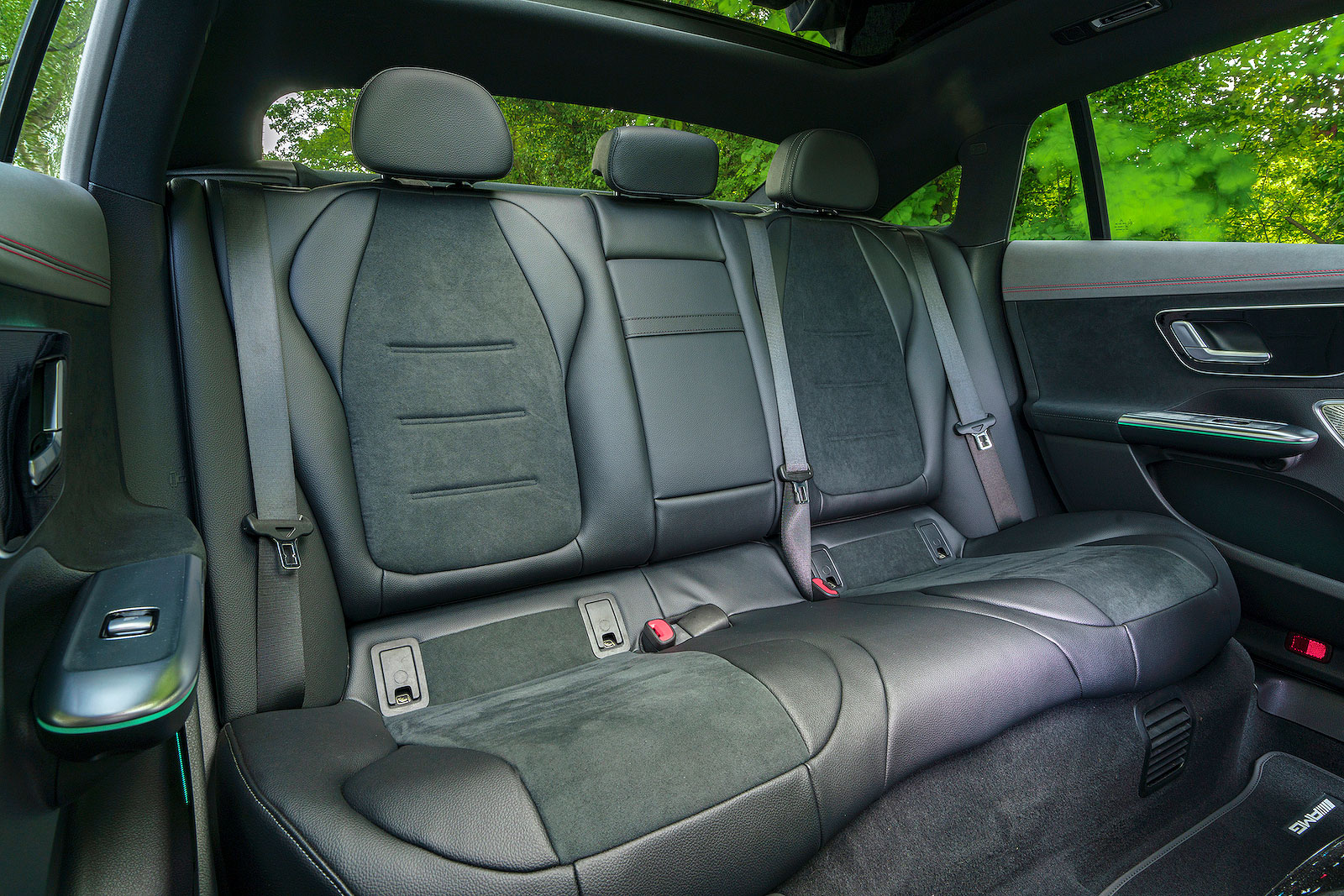 Used Mercedes EQE 2022-present interior rear seats