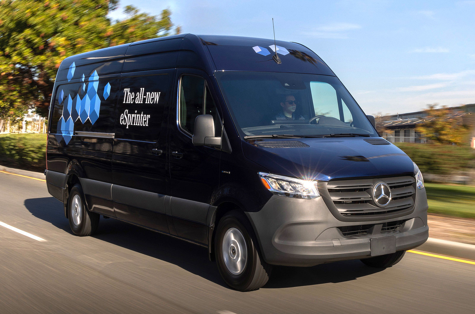 Mercedes eSprinter front right driving