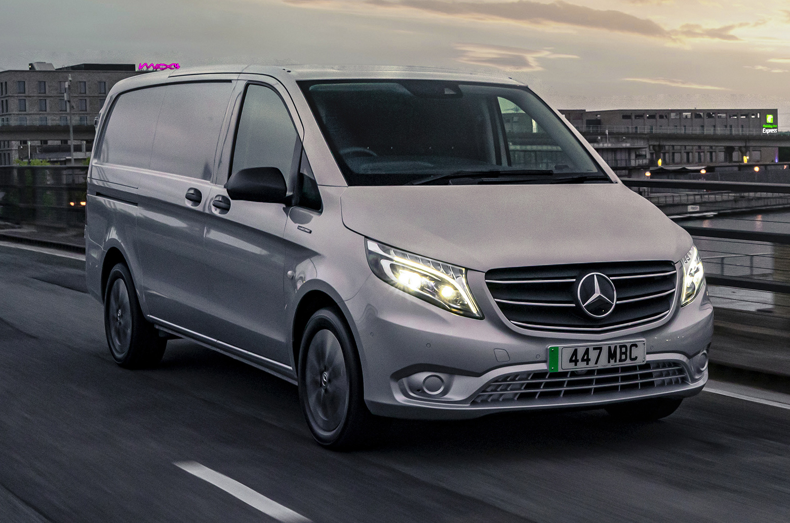 Mercedes eVito driving