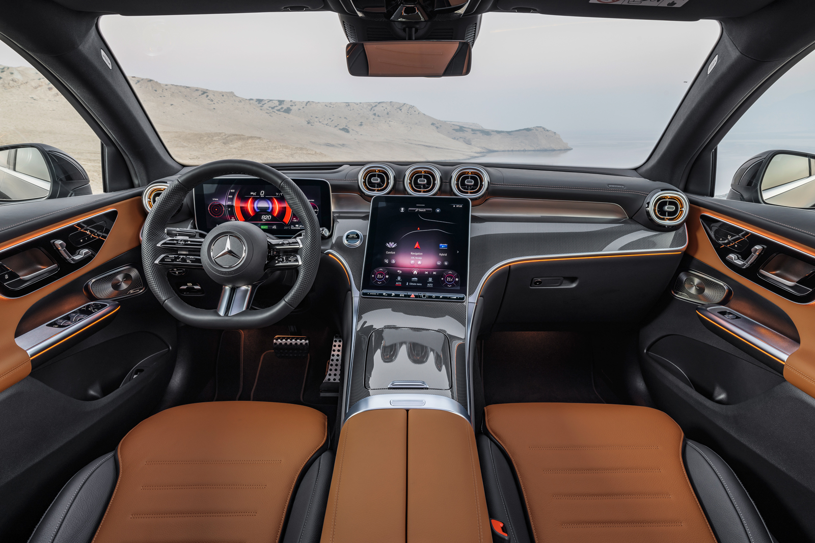Mercedes GLC Coupé interior dashboard