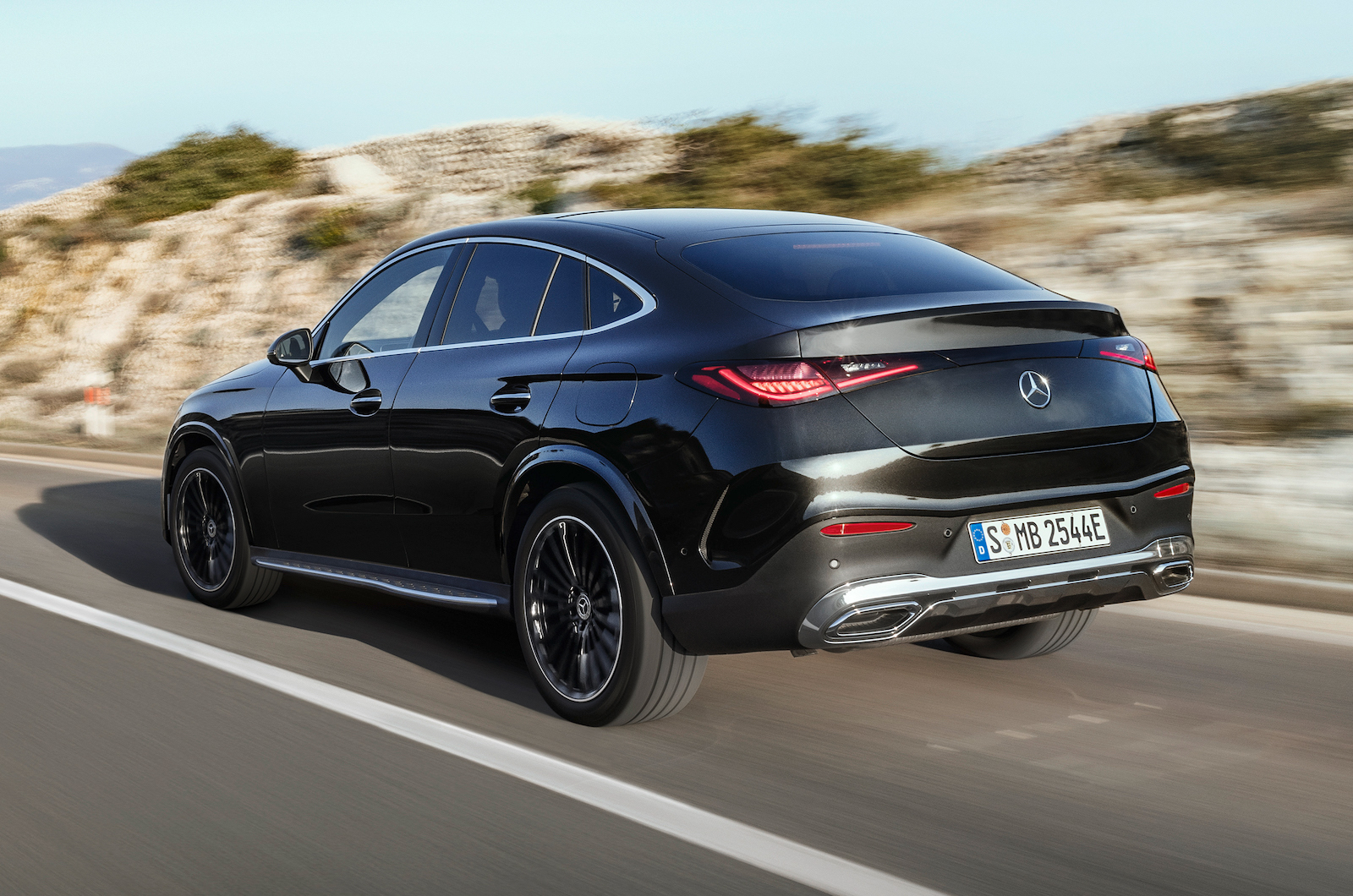 Mercedes GLC Coupé rear left tracking
