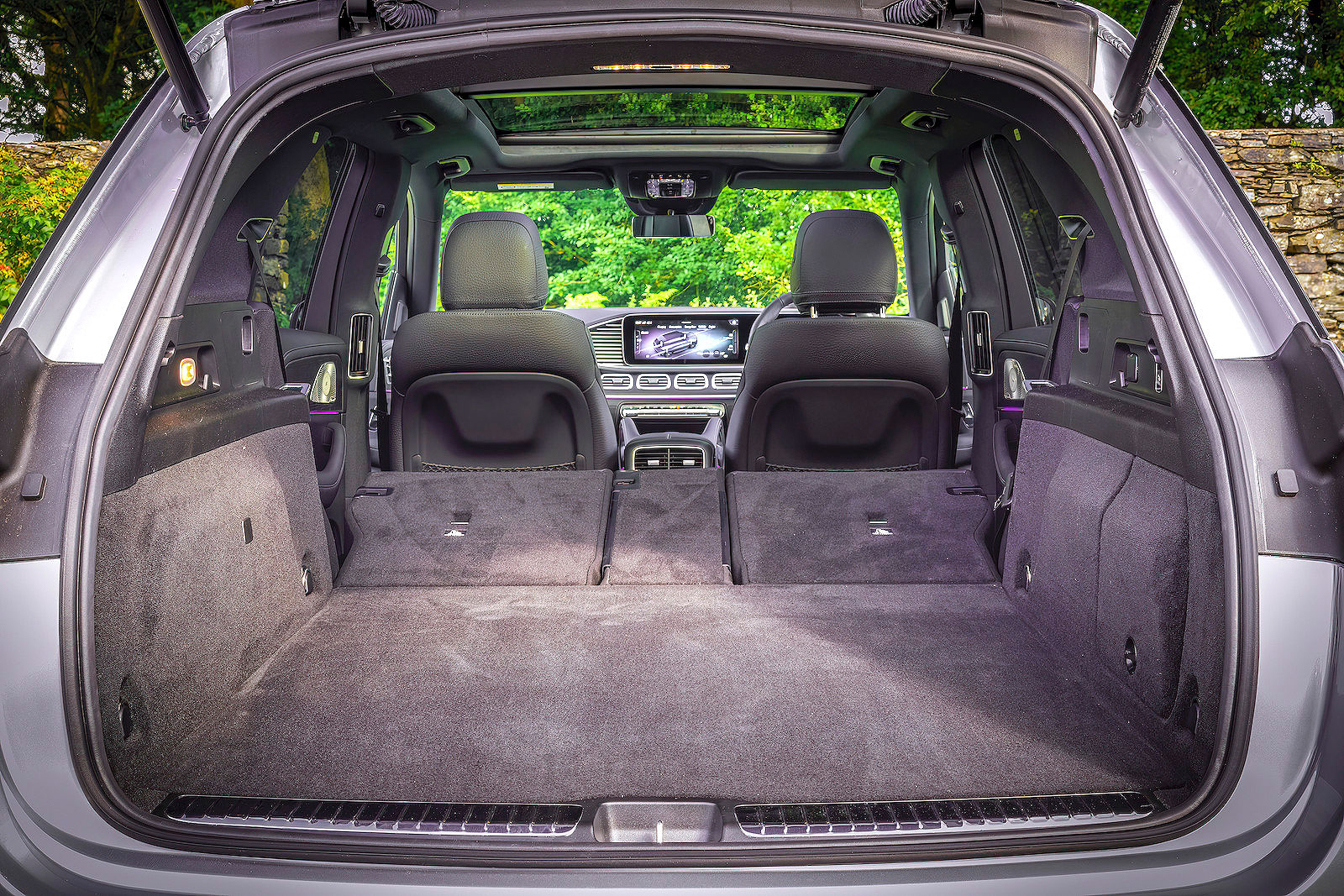 Mercedes GLE boot open