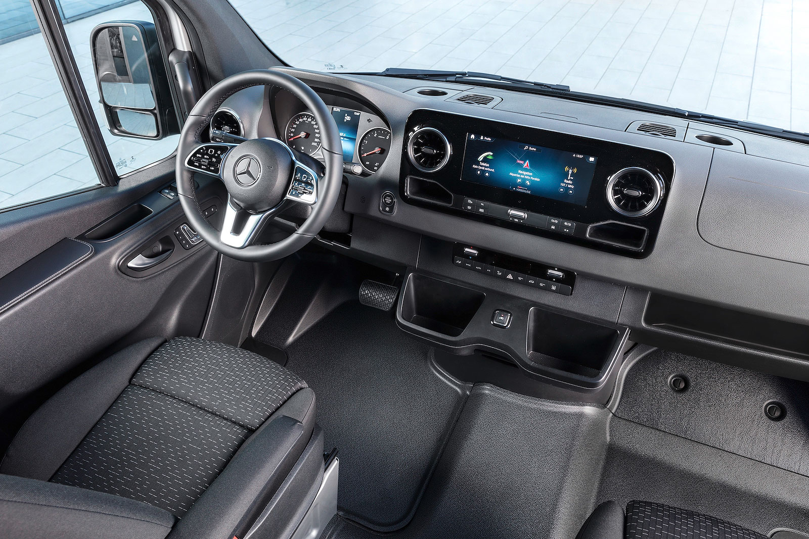 Mercedes Sprinter interior dashboard