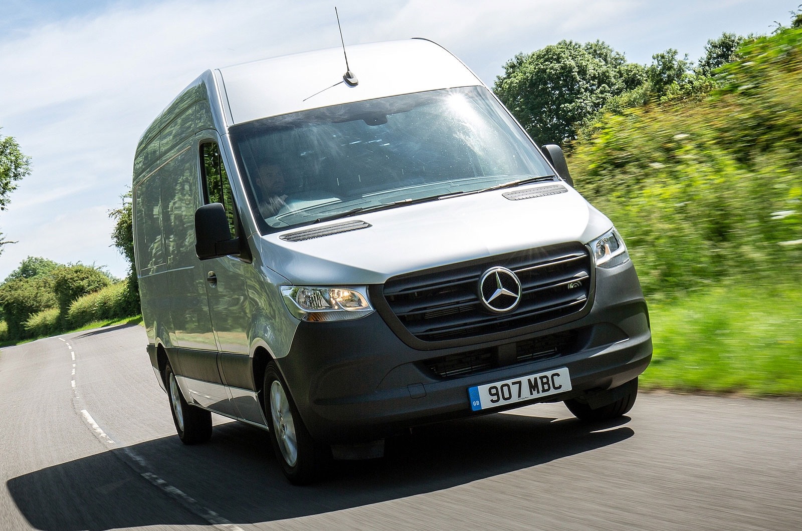Mercedes Sprinter front right driving