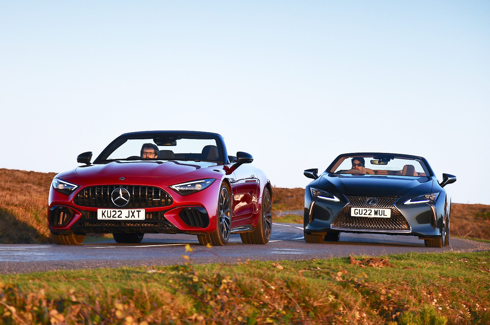 Mercedes-AMG SL vs Lexus LC Convertible header