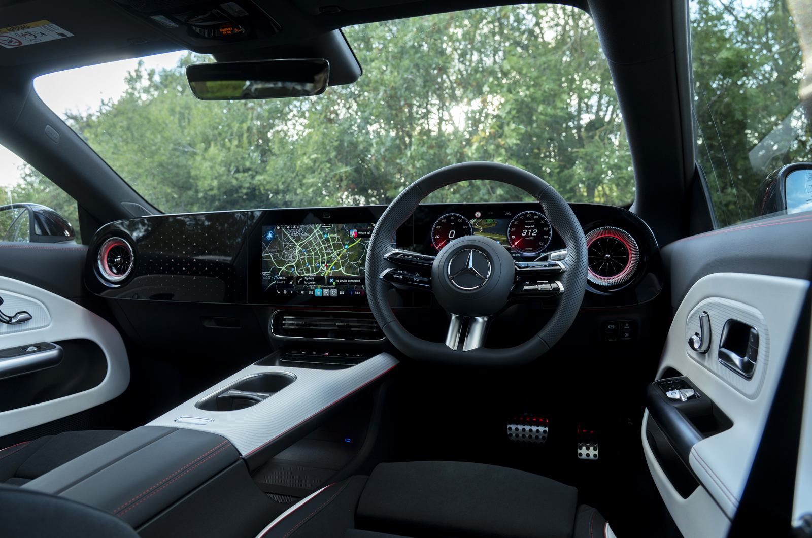 Mercedes CLA dashboard
