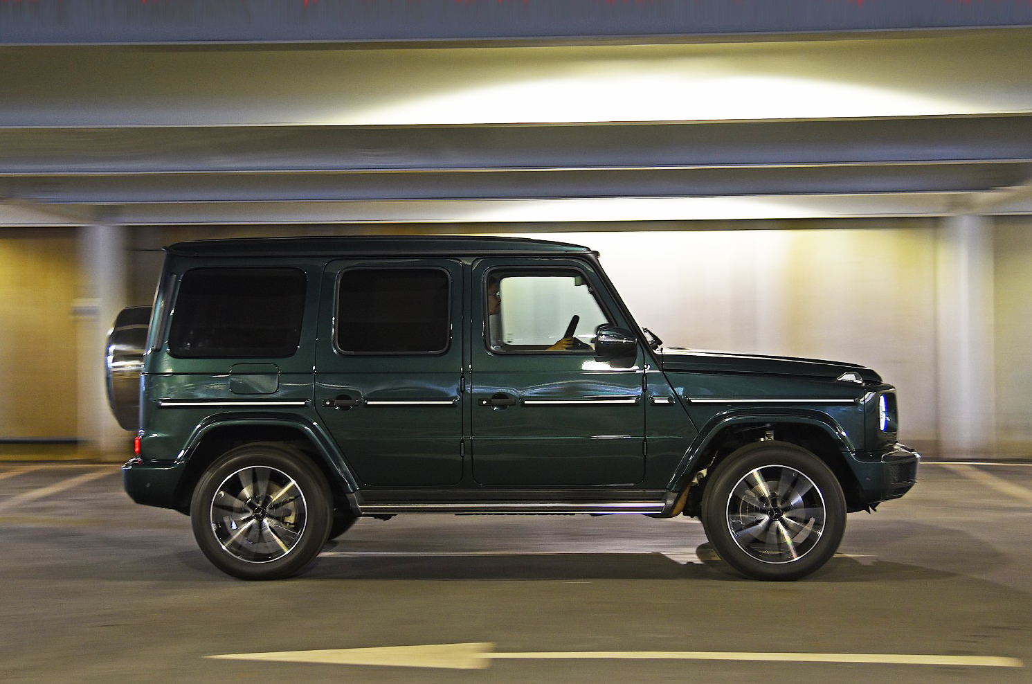 Mercedes G-Class 2022 side in car park