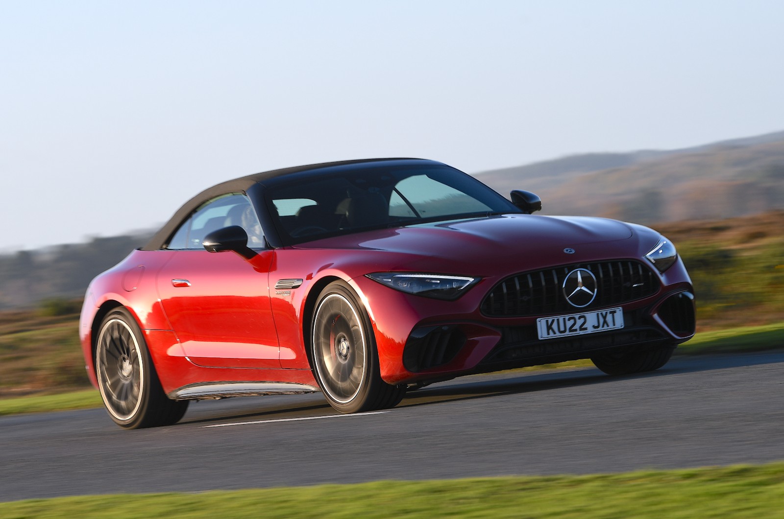 New Mercedes-AMG SL front roof up