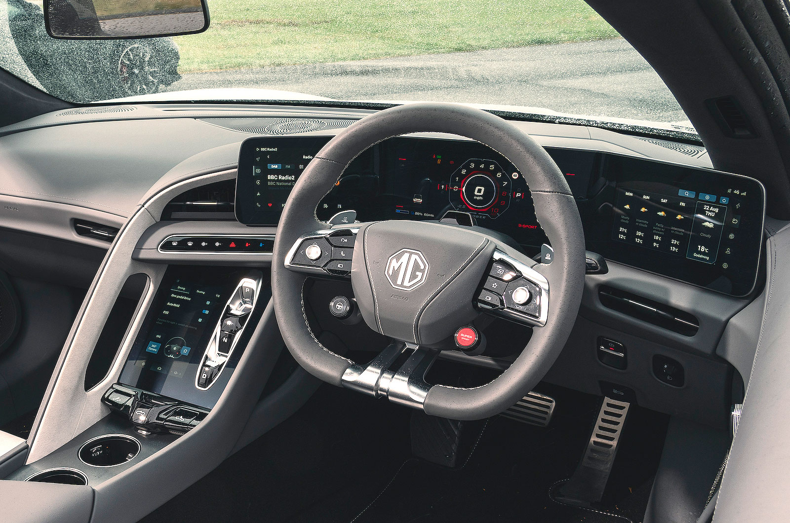 MG Cyberster dashboard