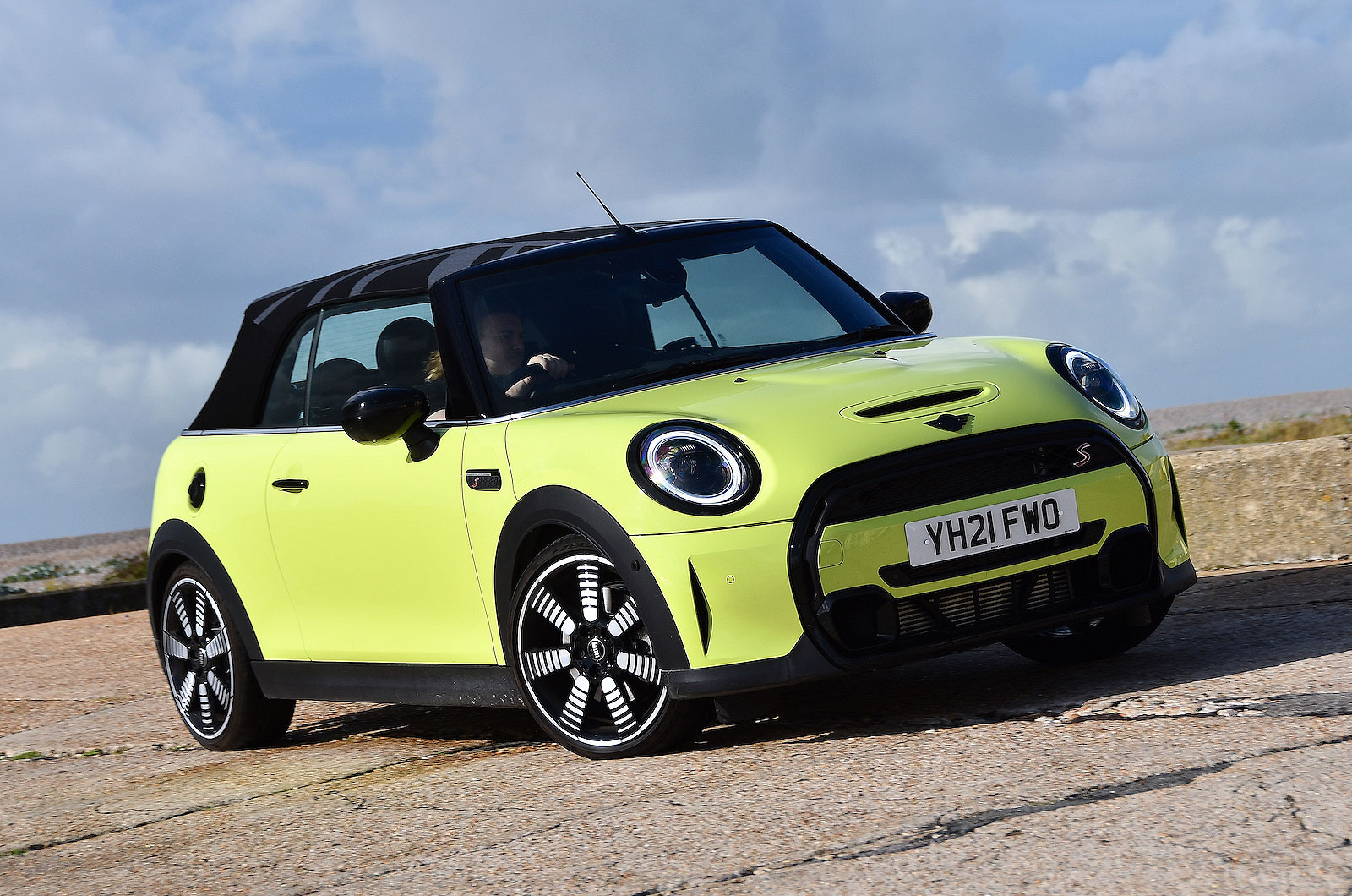 Mini Convertible front cornering
