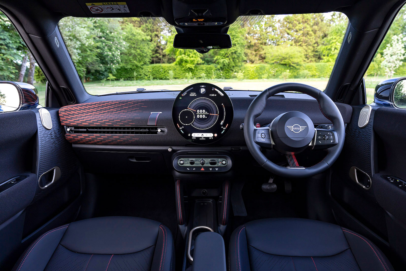 Mini Cooper Electric JCW dashboard