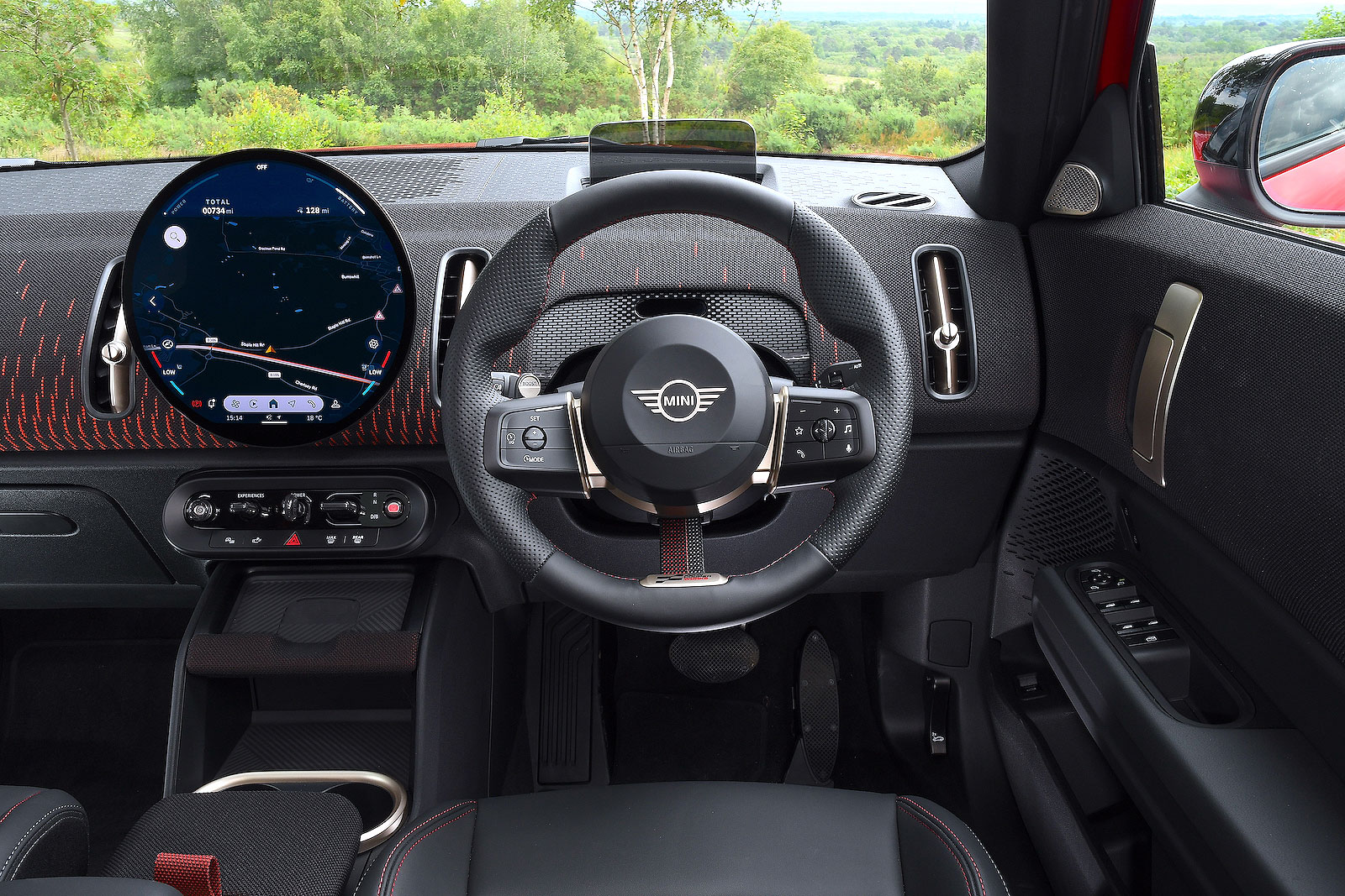 Mini Countryman Electric dashboard
