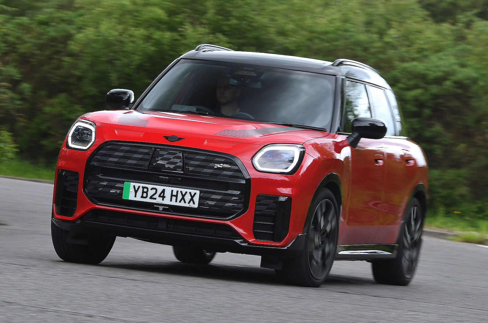 Mini Countryman Electric front cornering