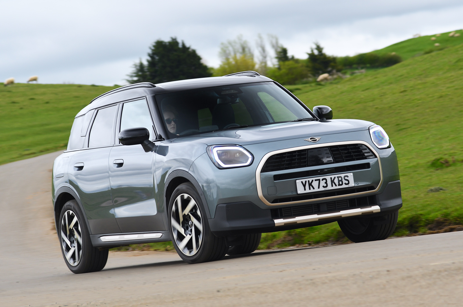Mini Countryman front cornering grey