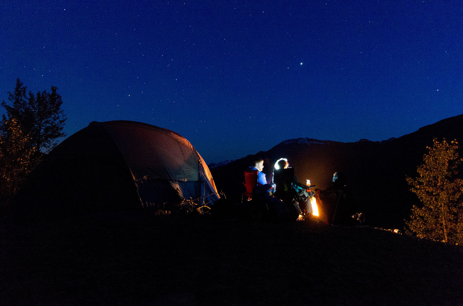 Wild camping
