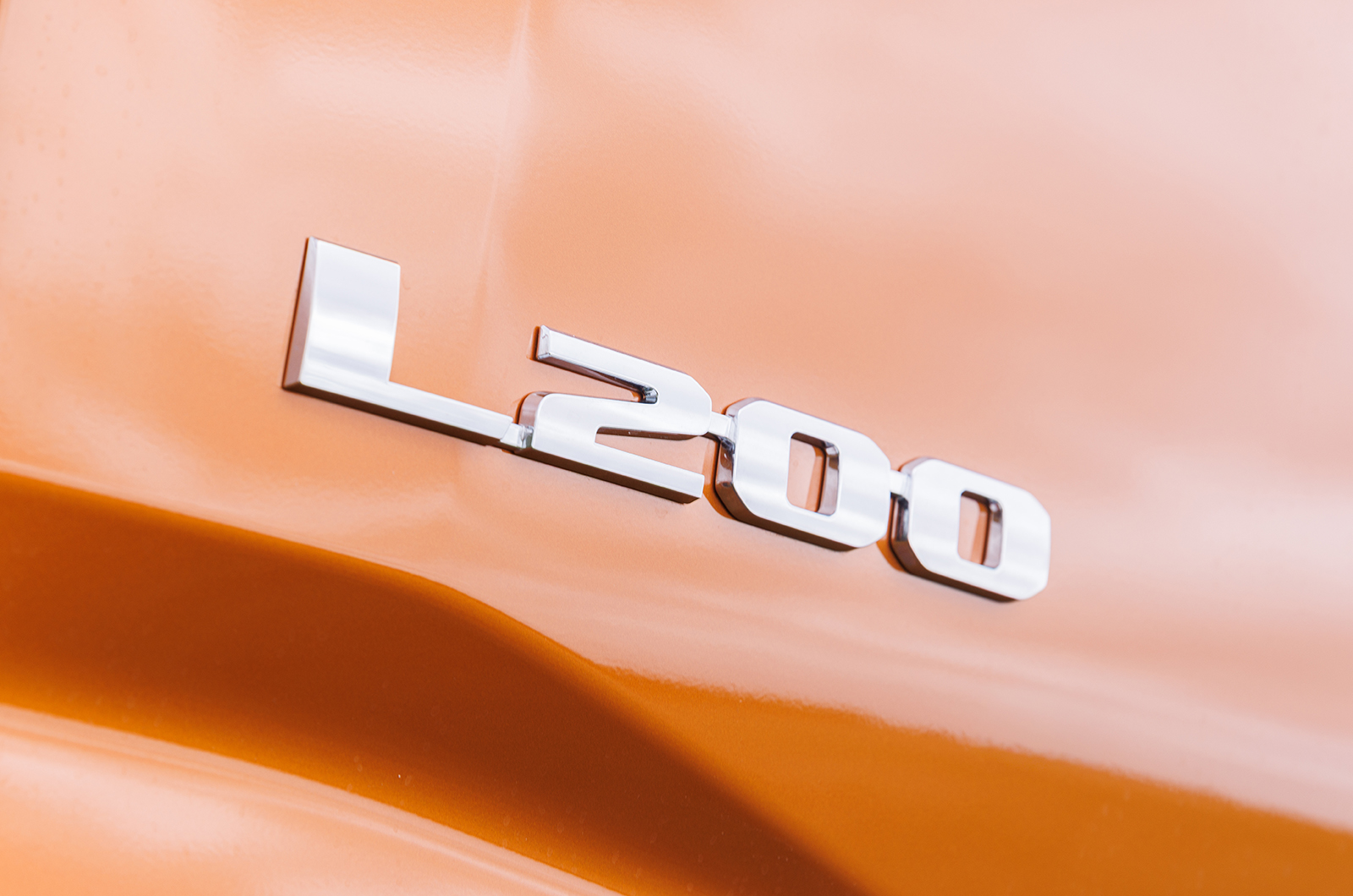 Mitsubishi L200 badge detail