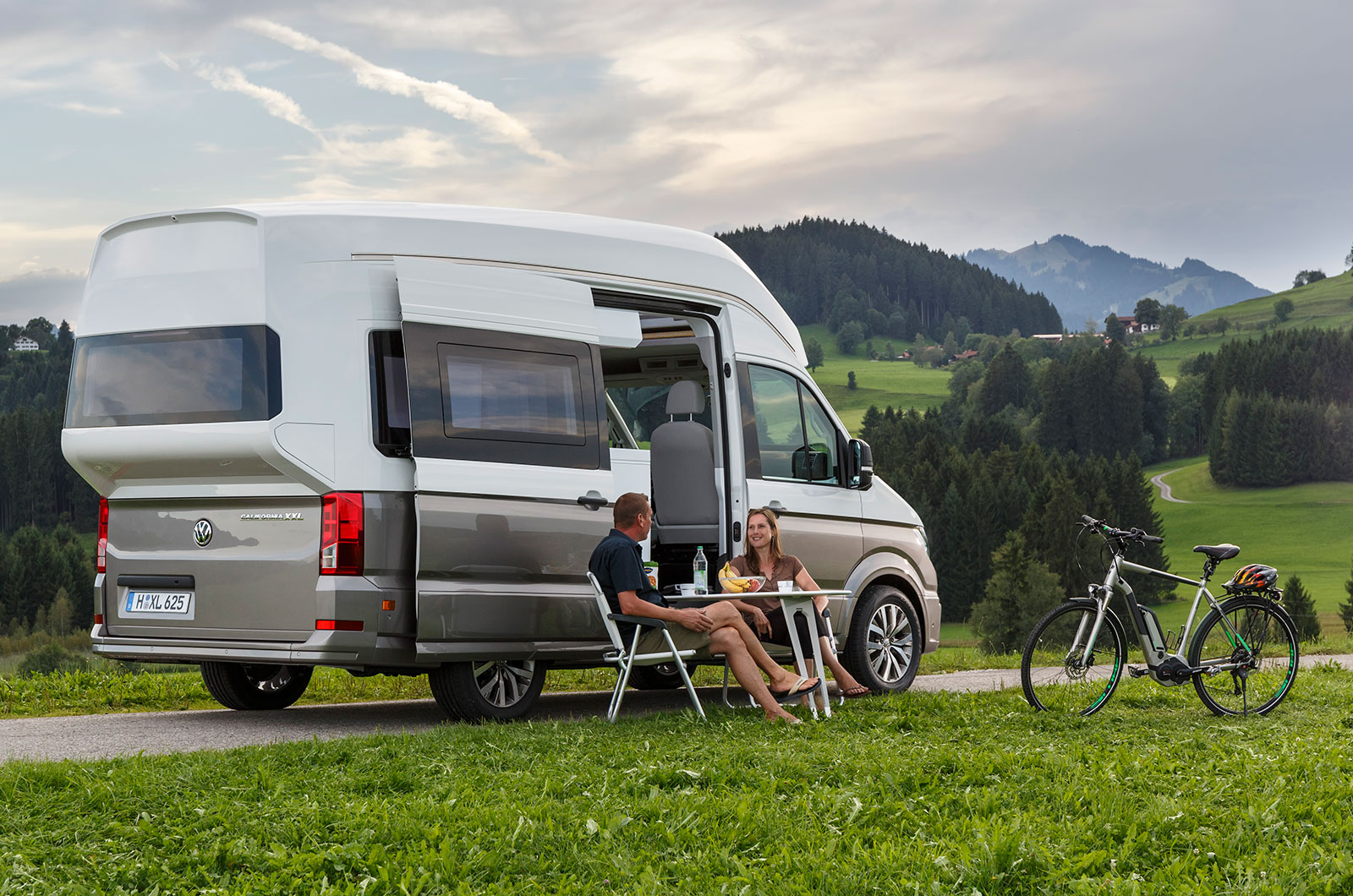 Motorhome parked up