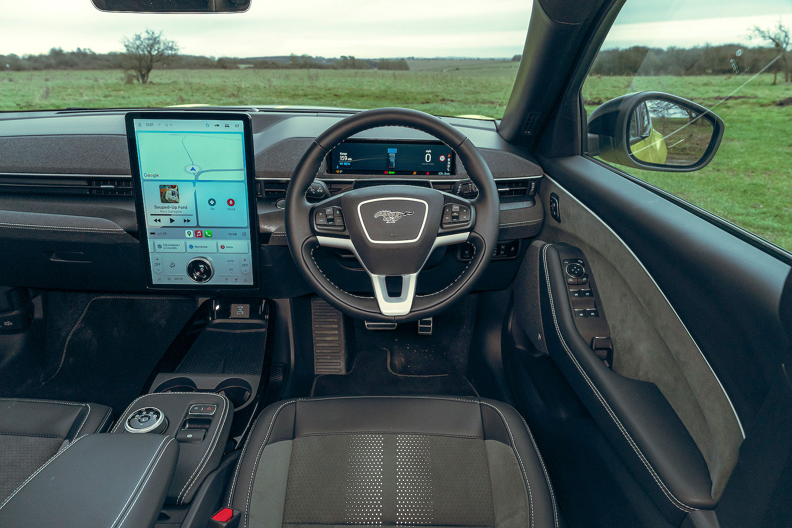 Ford Mustang Mach-E Rally dashboard