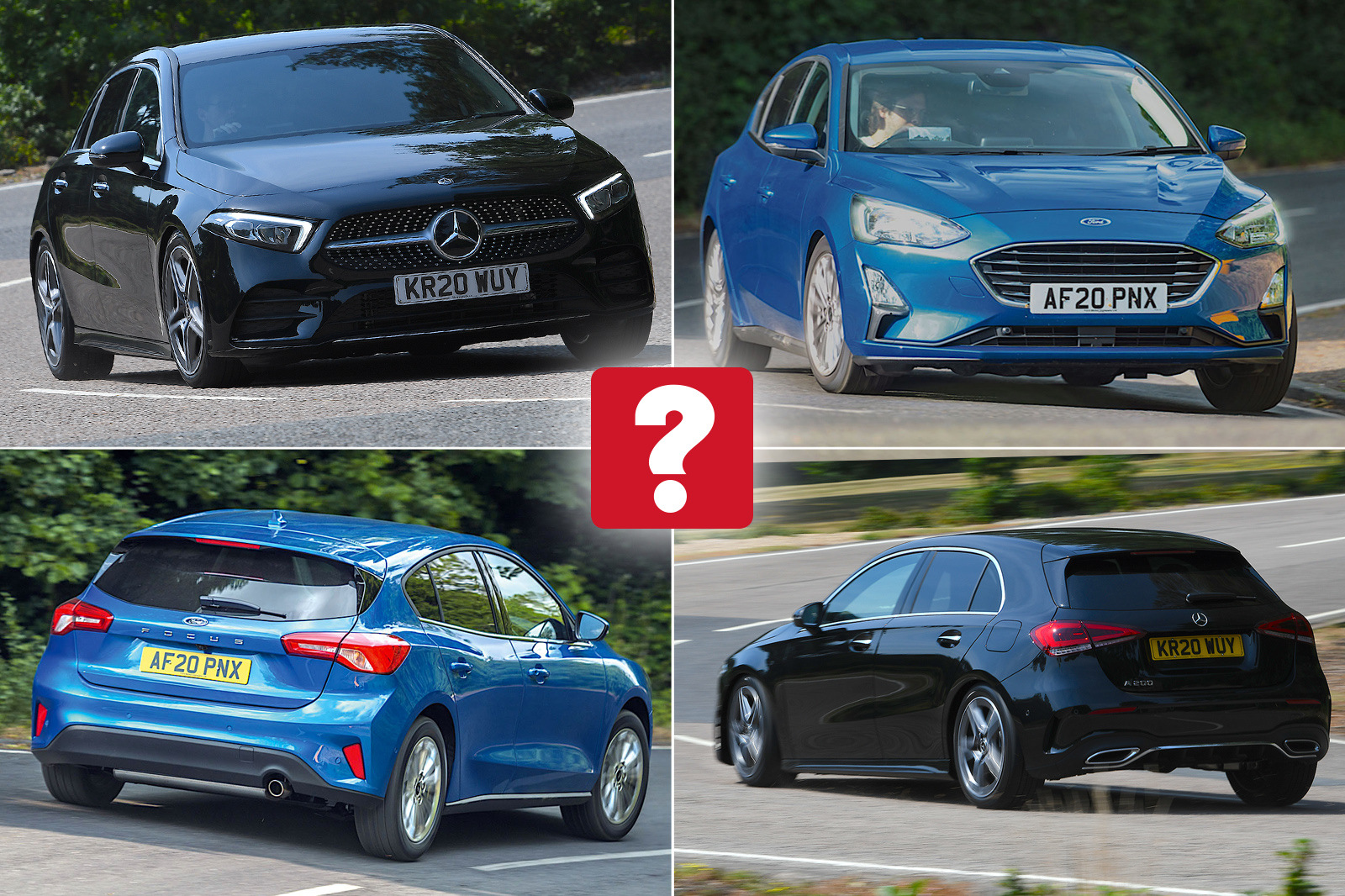 New Ford Focus vs used Mercedes A-Class