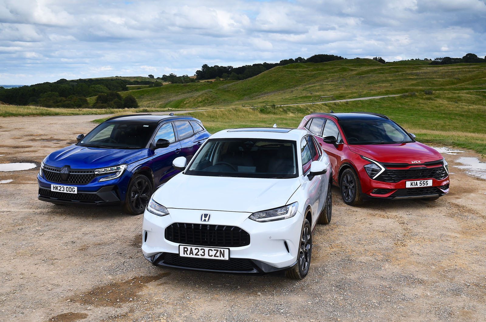 New Honda ZR-V and Renault Austral versus Kia Sportage