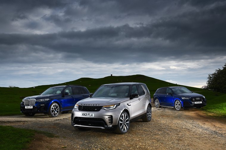 New Land Rover Discovery vs Audi Q7 vs BMW X7