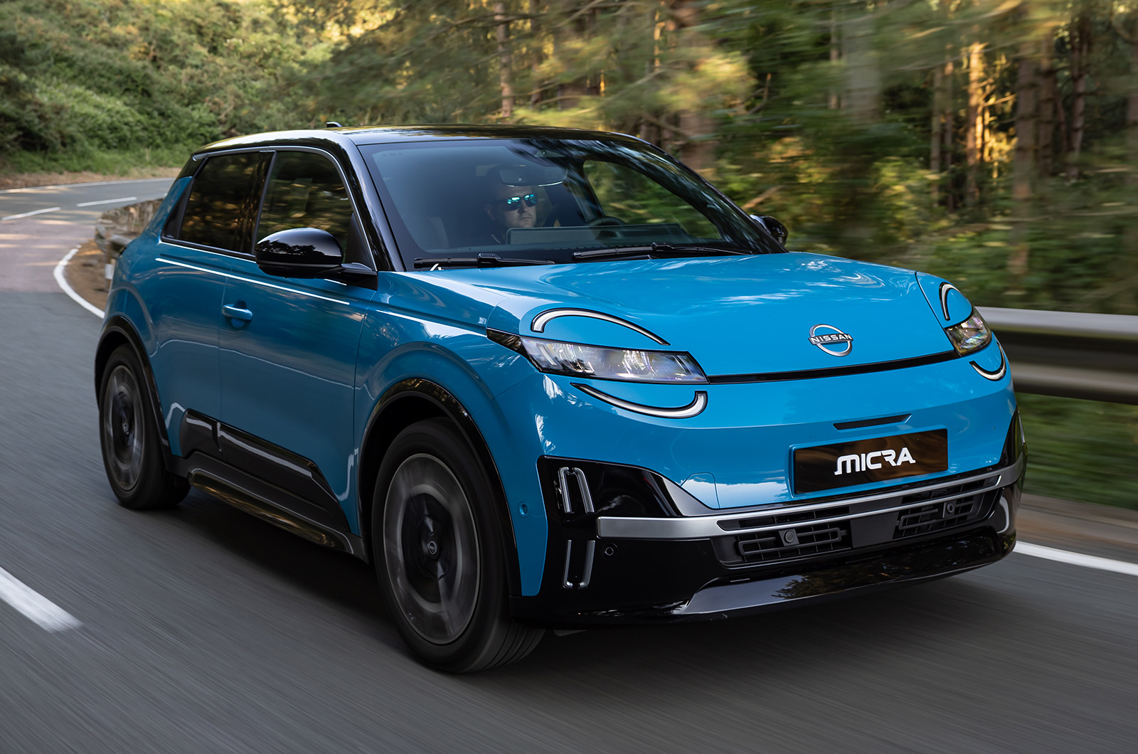 New Nissan Micra front driving