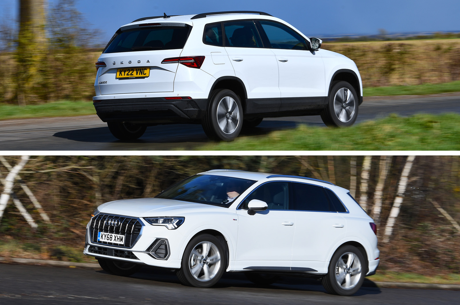 New Skoda Karoq vs used Audi Q3