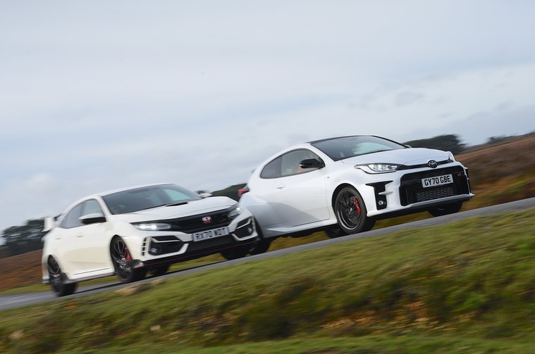 New Toyota GR Yaris vs Honda Civic Type R
