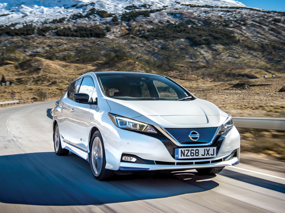 The Nissan LEAF is the perfect car for conquering stop-start winter traffic