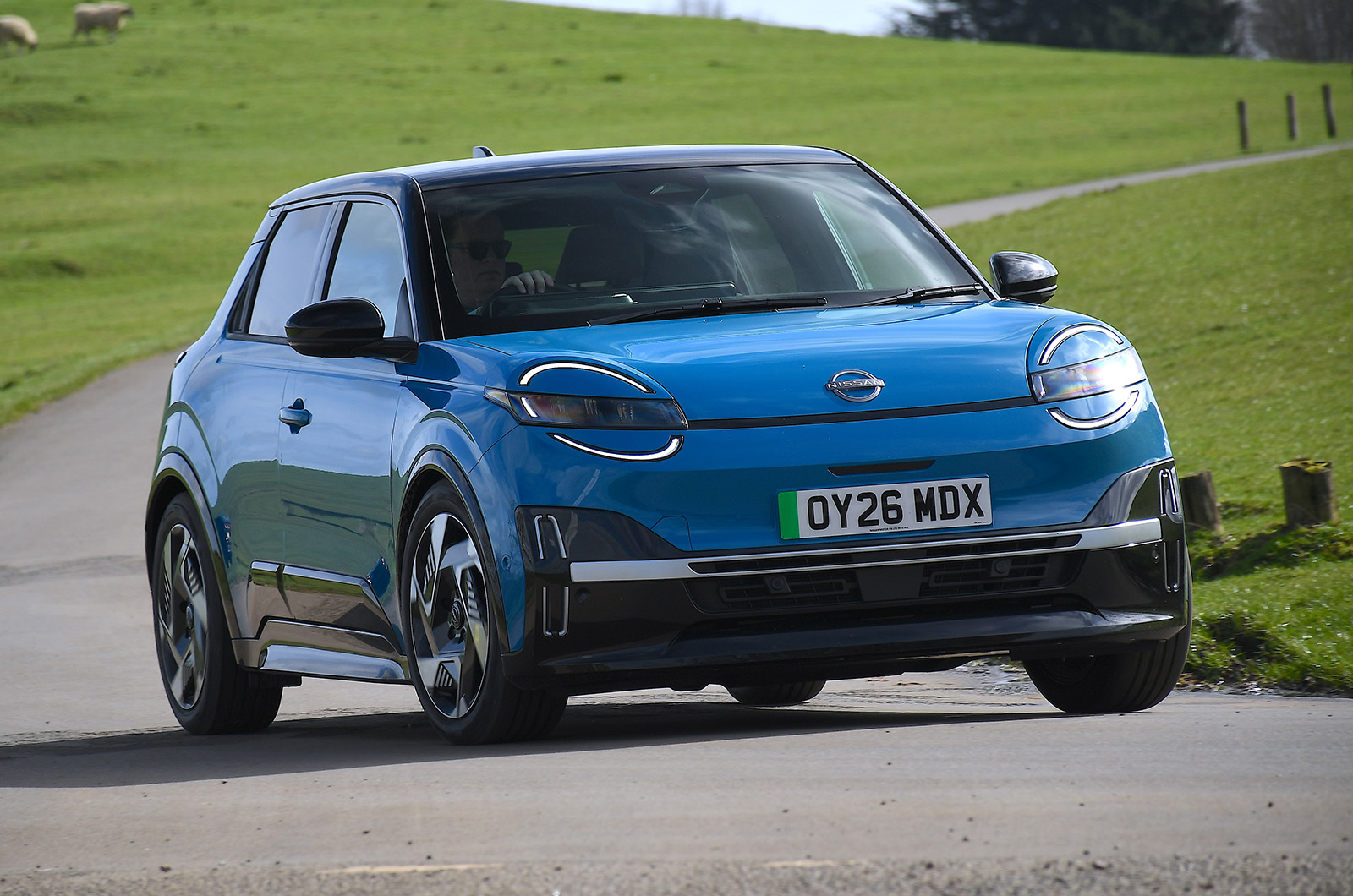 Nissan Micra front cornering
