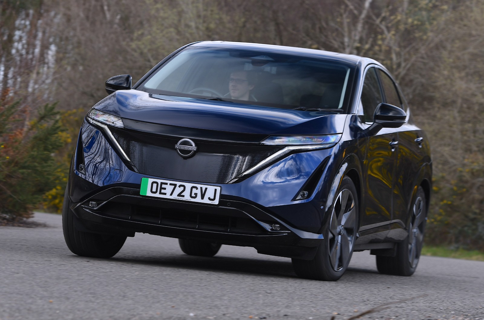 Nissan Ariya front cornering