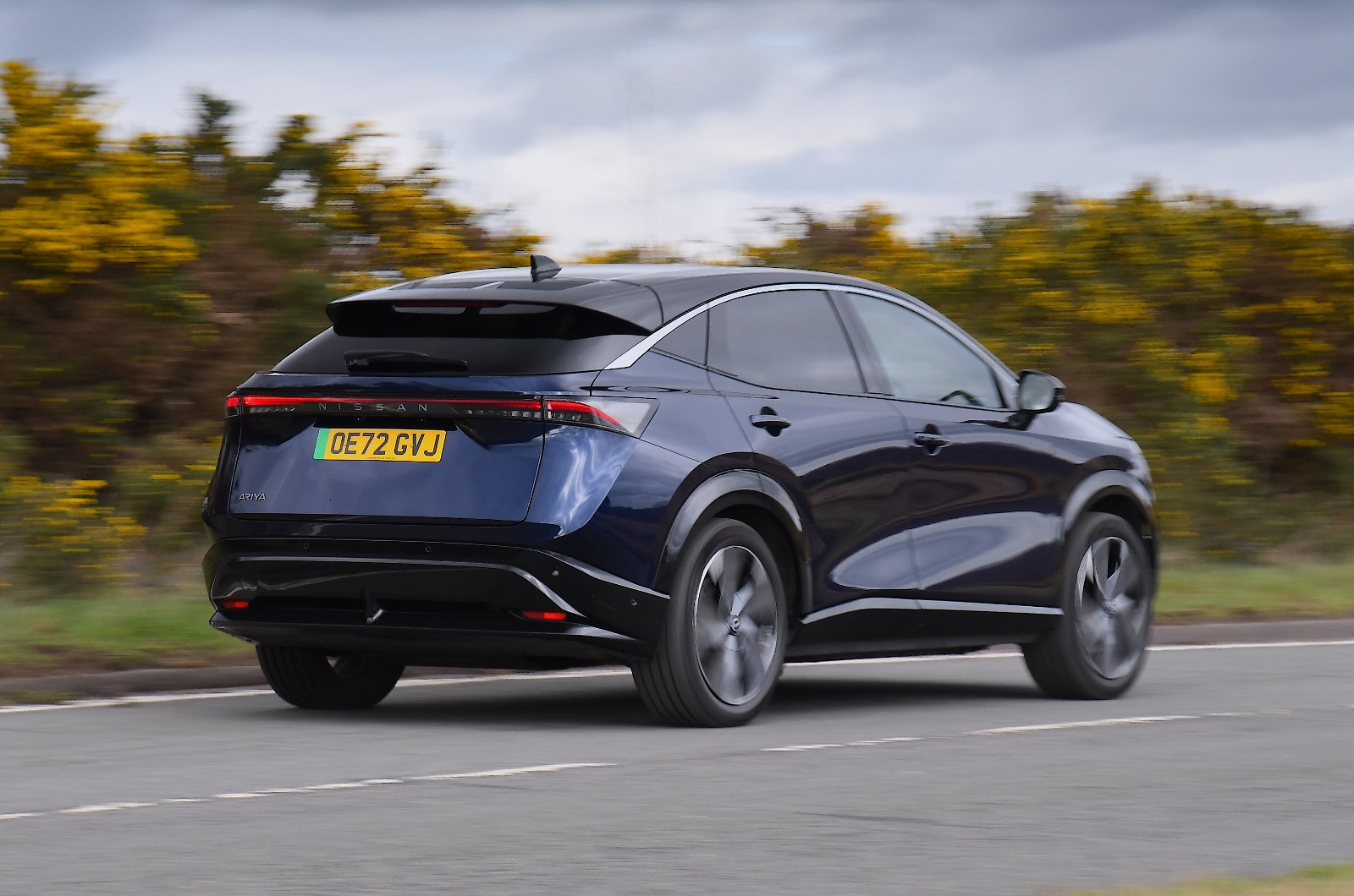 Nissan Ariya rear panning