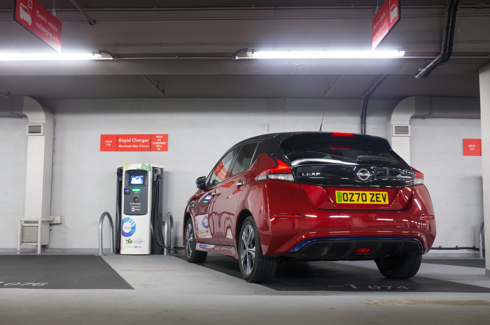 You can easily fit charging around activities such as the weekly food shop or a trip to the cinema
