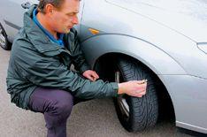 Checking oil and tyres
