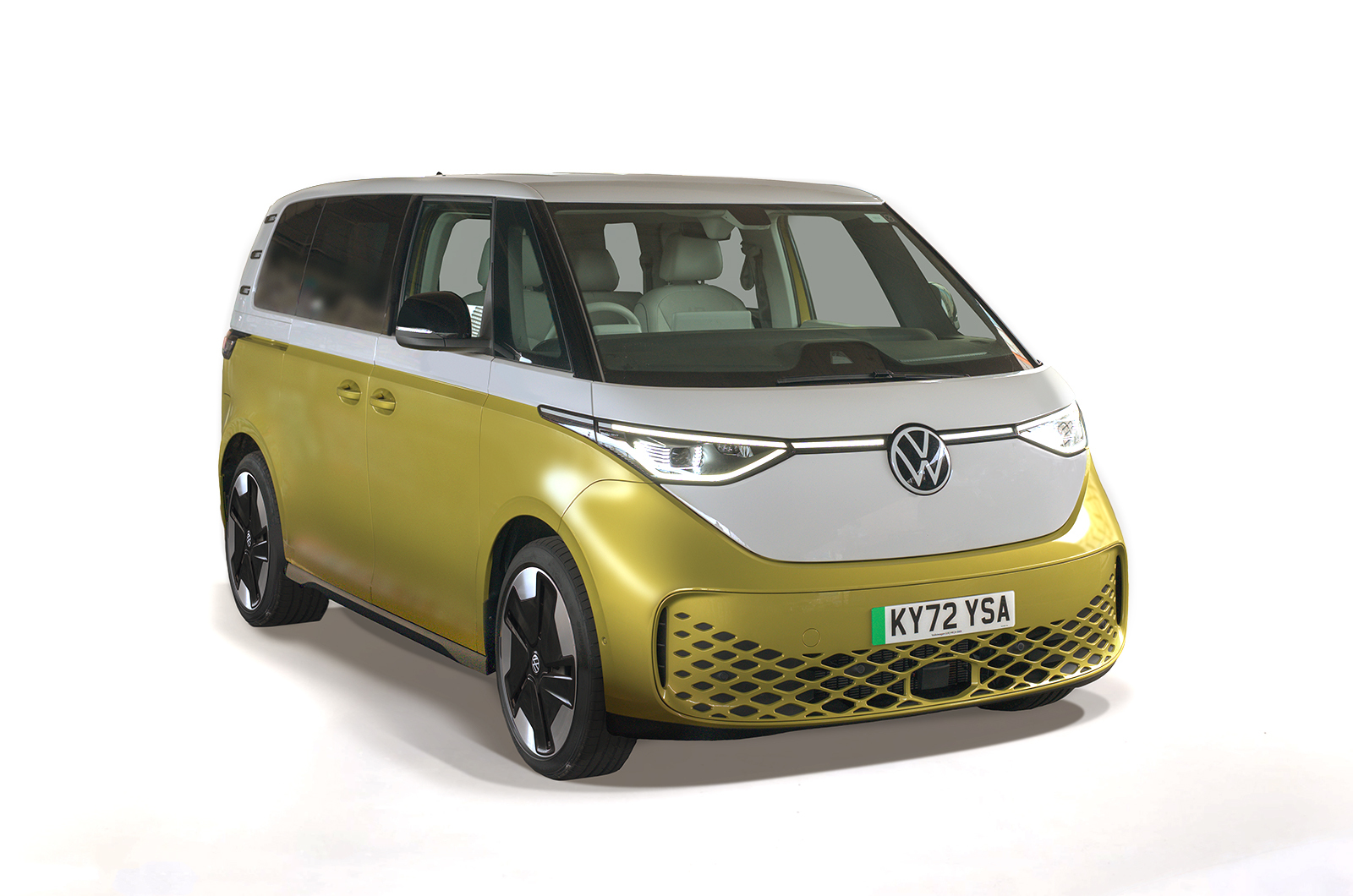 Volkswagen ID. Buzz front three quarters shot