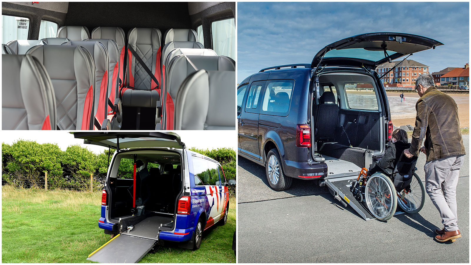 Volkswagen passenger carriers of all sizes can be converted for disable passengers or VIPs