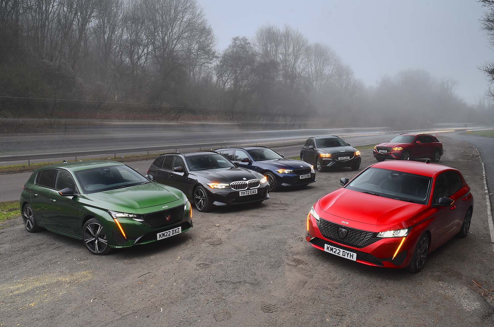 Petrol vs diesel group shot