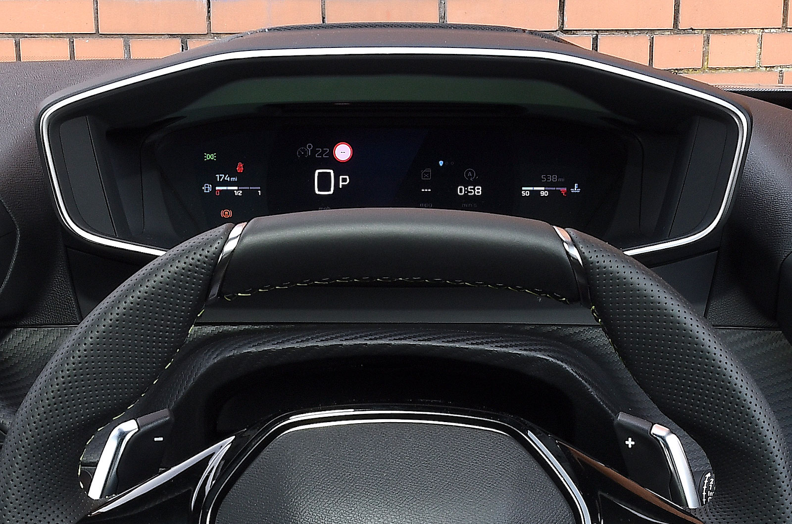 Peugeot 2008 driver display
