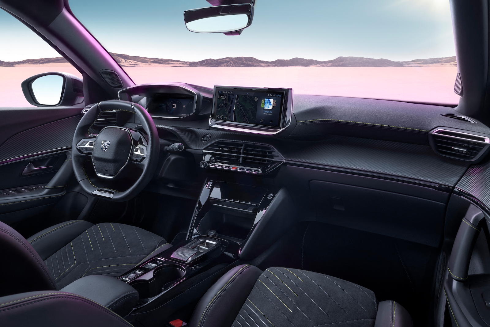 Peugeot e-2008 interior dashboard