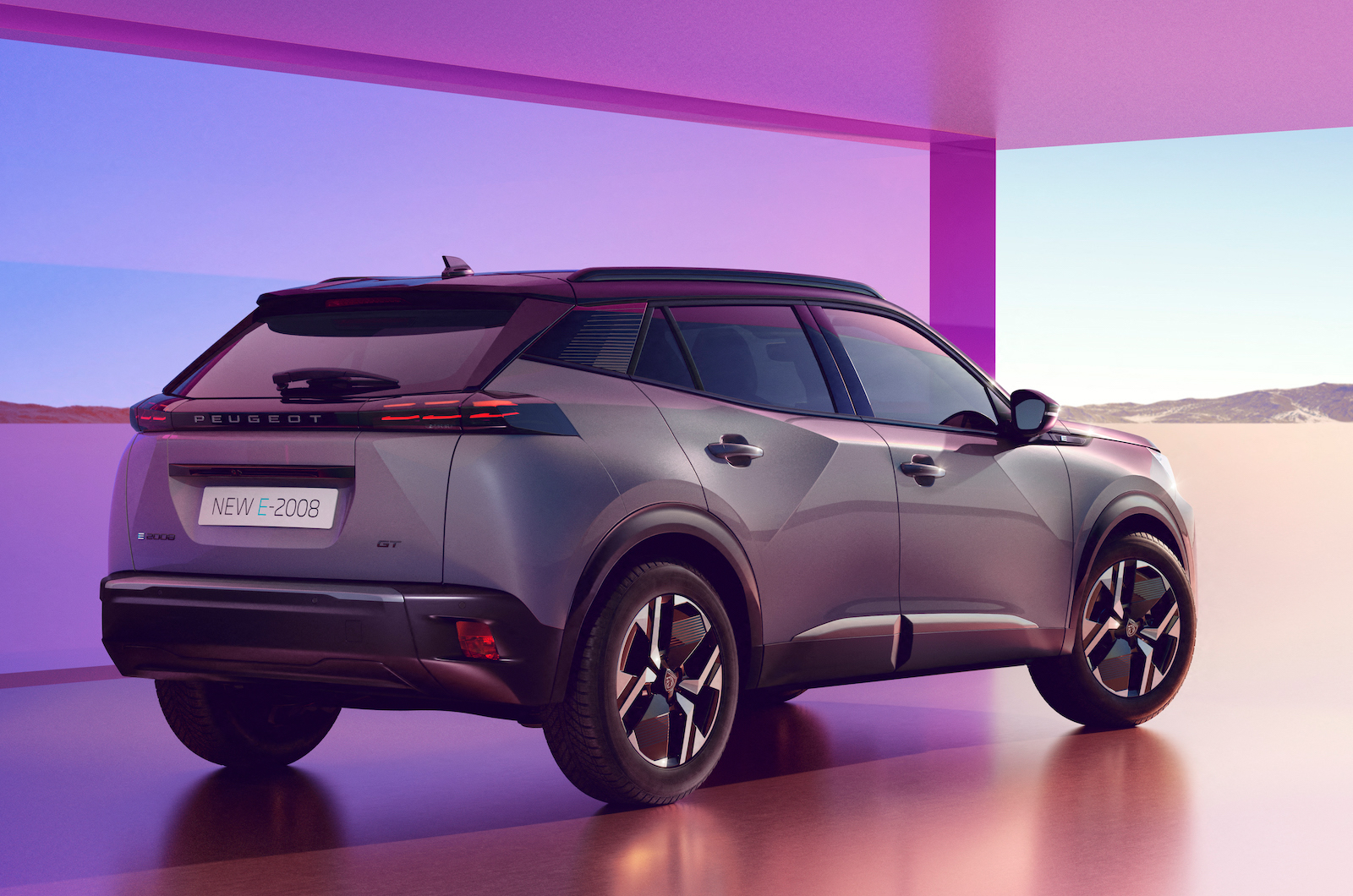 Peugeot e-2008 rear right static