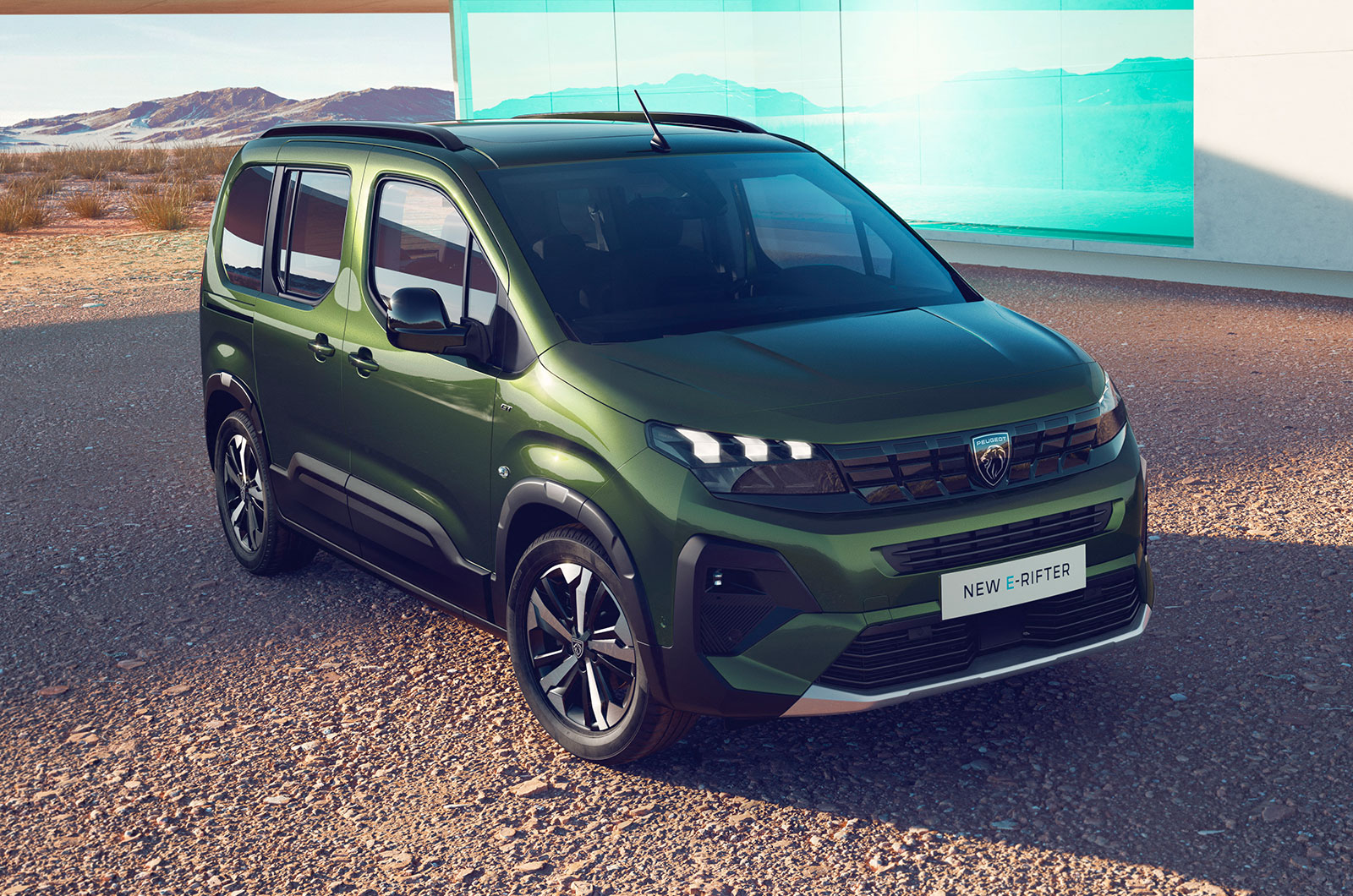 Peugeot e-Rifter 2024 front